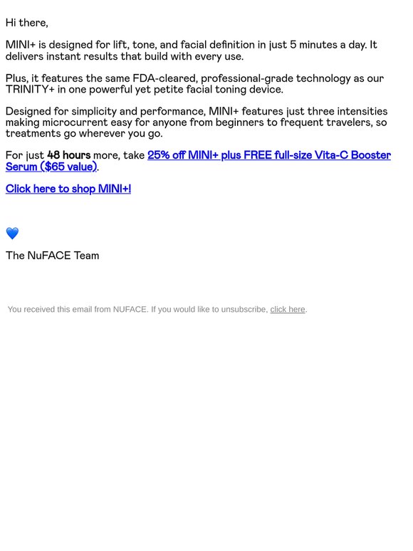 Ending soon: 25% off MINI+ & free gifts