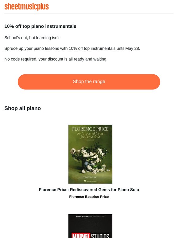 Psst, there’s 10% off piano instrumentals inside 🎹