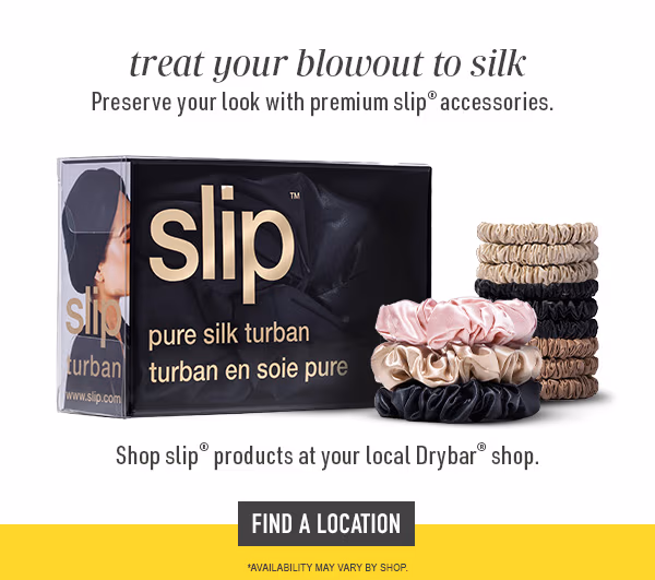 Treat your blowout to silk. Preserve your look with premium slip accessories.