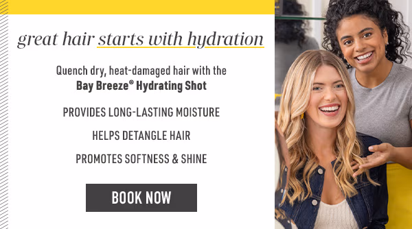 Great hair starts with hydration. Quench dry, heat-damaged hair with the Bay Breeze Hydrating Shot