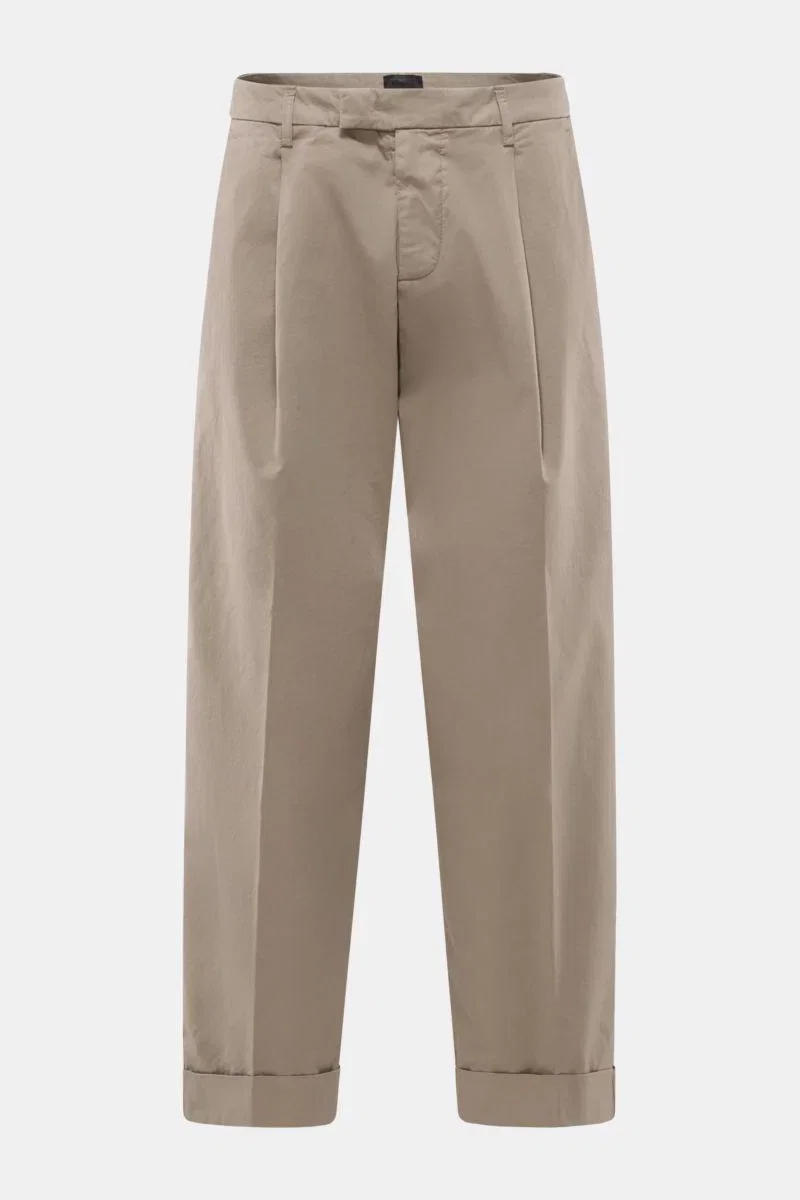 Baumwollhose taupe