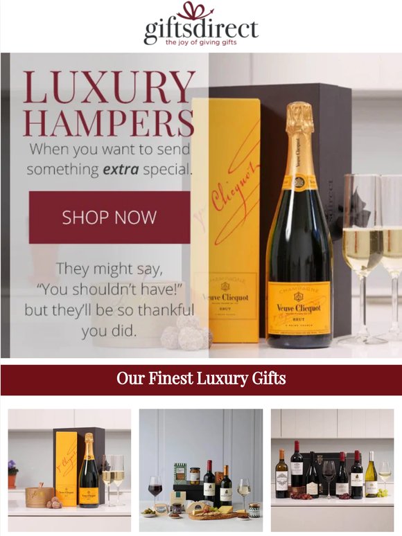 Indulgent gifts they'll thank you for...