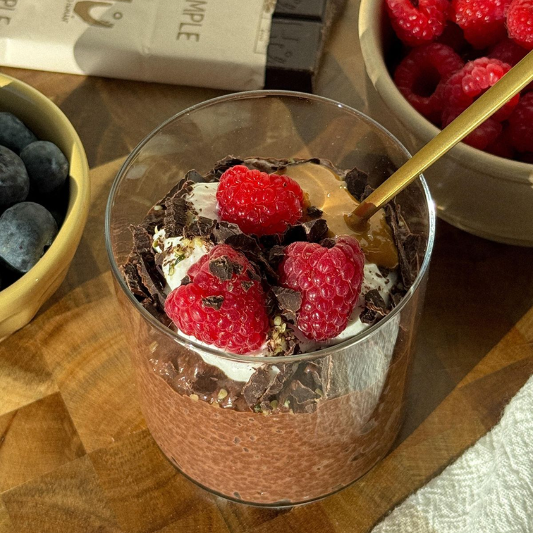 Chocolate chia pudding