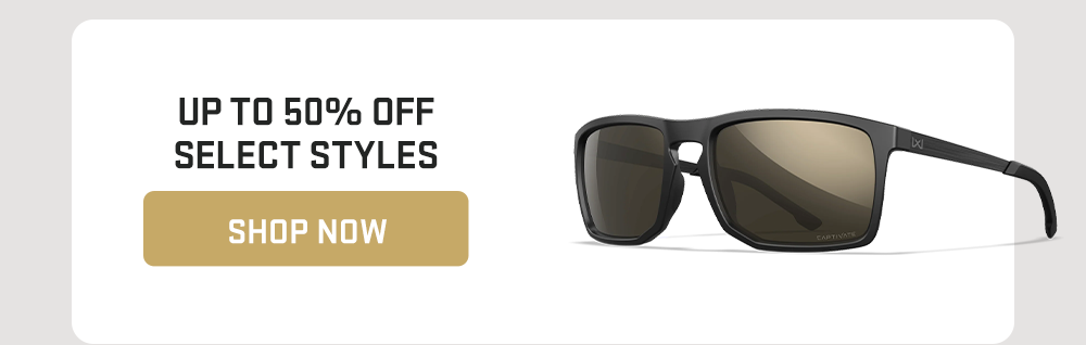 Up To 50% Off Select Styles