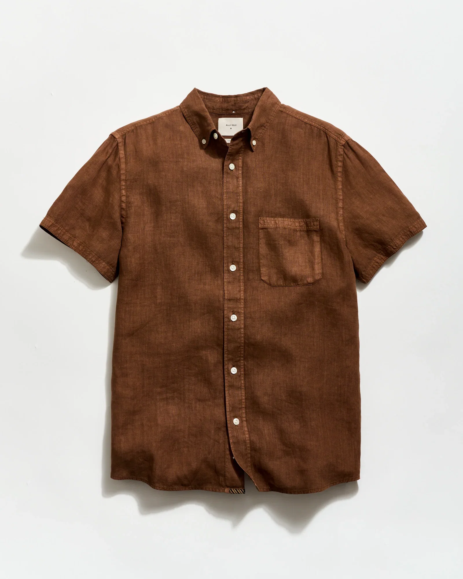Image of Short Sleeve Linen Tuscumbia Shirt Button Down