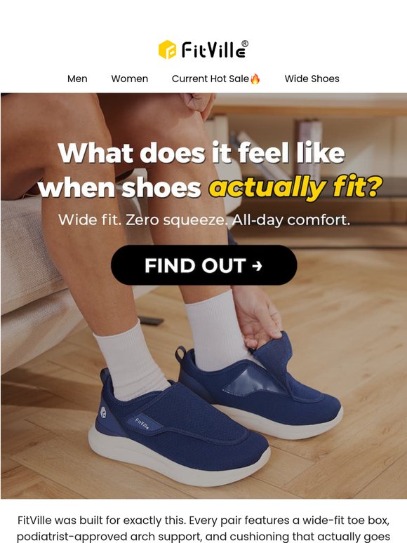 Okay but have you tried shoes that actually fit your feet?