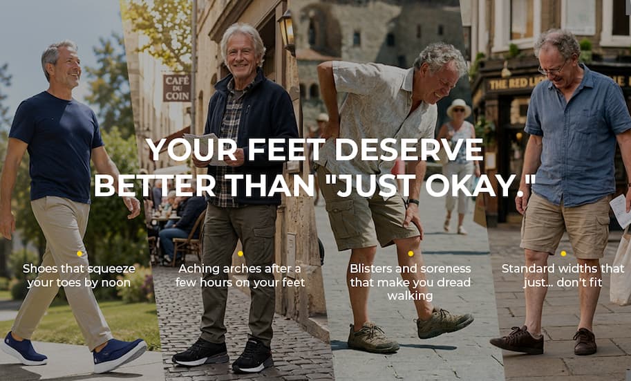 Your feet deservebetter than "just okay."