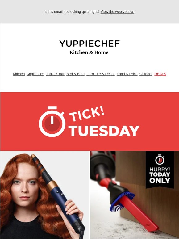 ⏰  20% off Dyson hair & floorcare tools — today only!