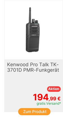 Kenwood Pro Talk TK3701D TK3701D PMRFunkgert