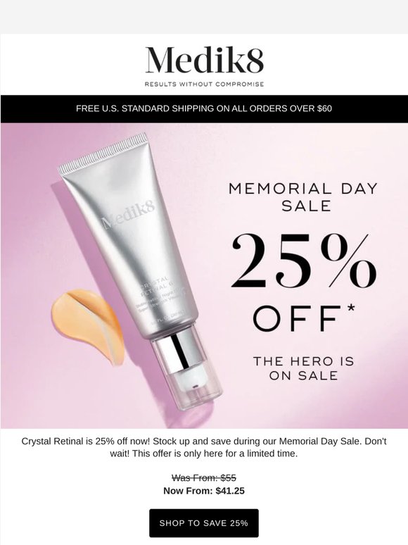 Take 25% Off Our Iconic Age-Defying Serum