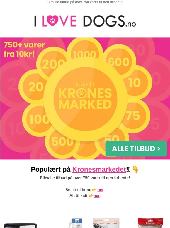 Populært på kronesmarkedet for hund og katt🪙🩷