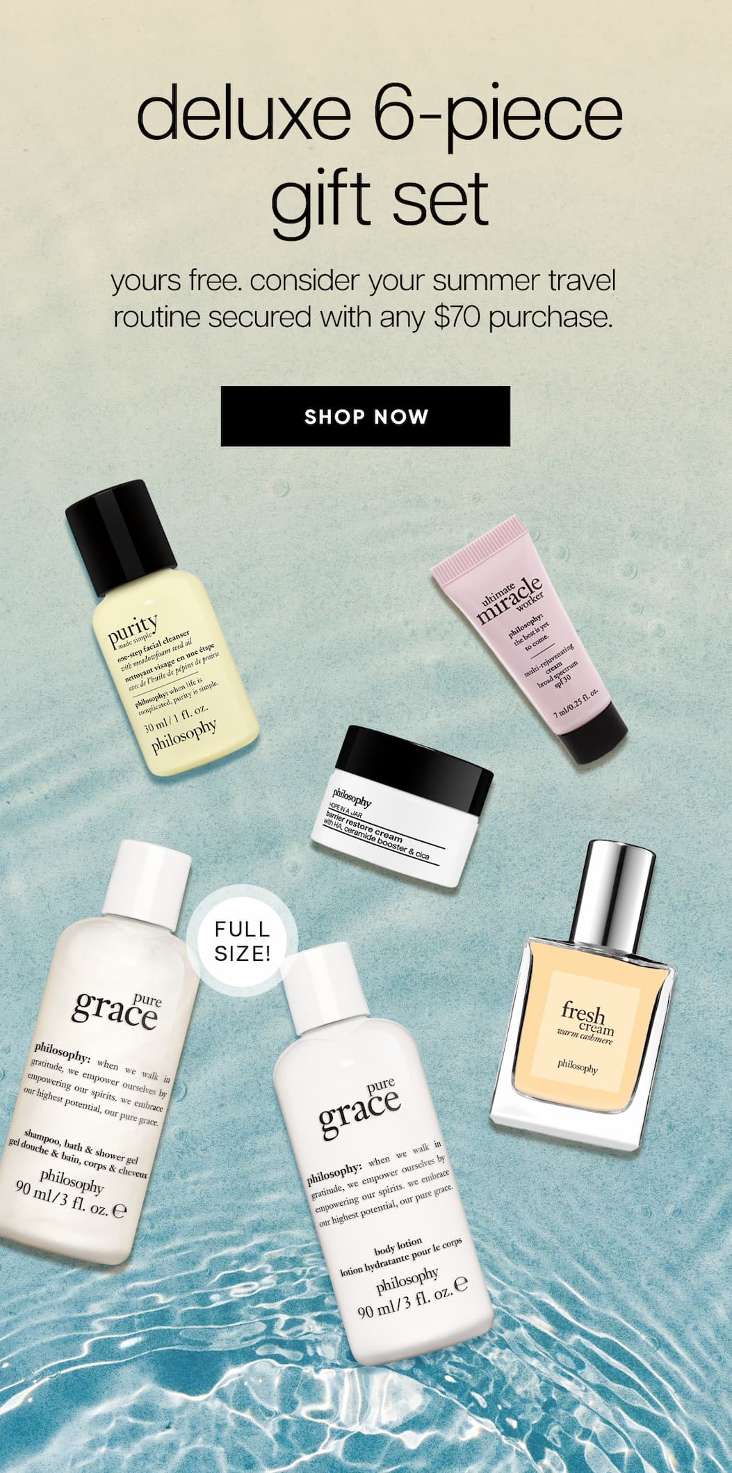 6pc gwp w/ $70