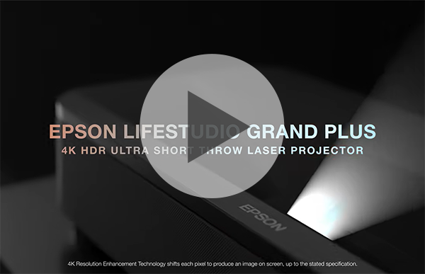 Watch the Video: Epson Lifestudio Grand Plus 4K Ultra Short Throw Laser Projector