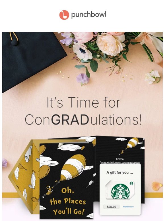 Deliver a Graduation Gift Instantly 🎓