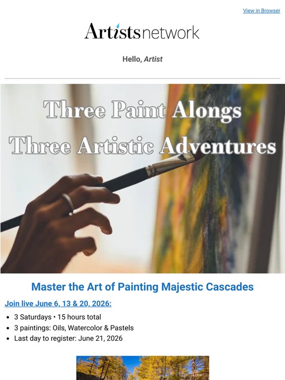So Many Paint Alongs — So Many Ways to Paint