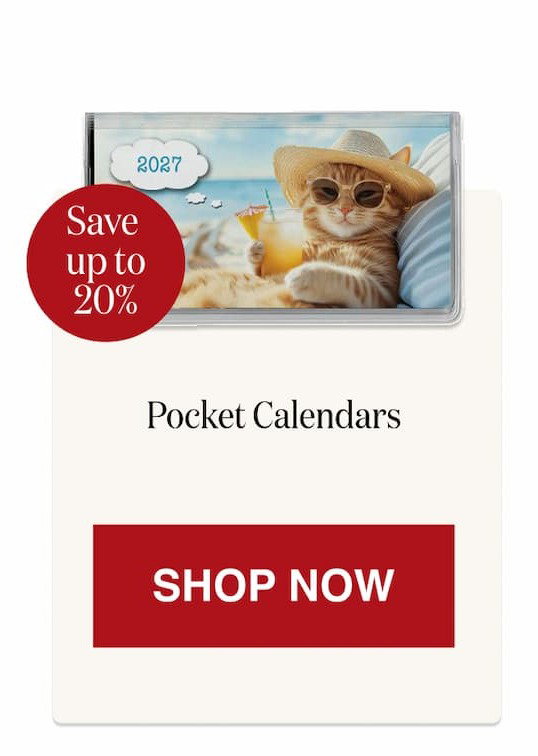 Pocket Calendars [Click here to Shop Now]