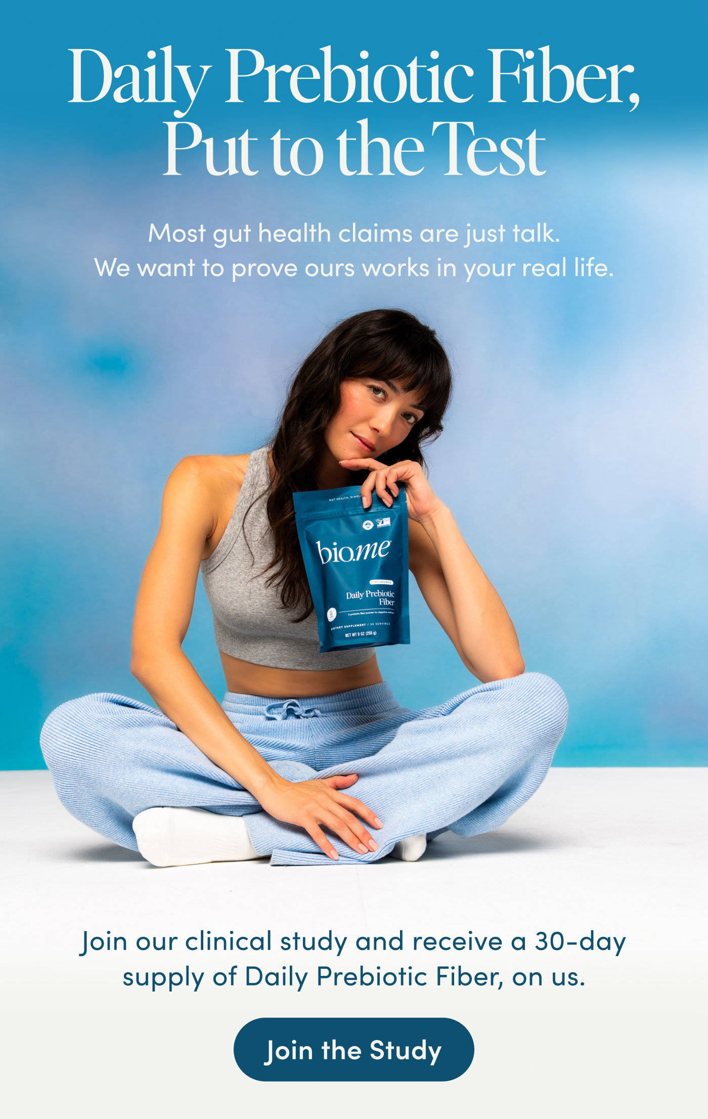Daily Prebiotic Fiber, Put to the Test | Join the Study 
