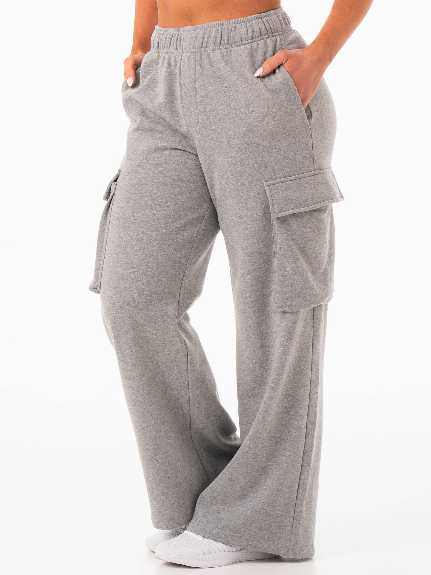 Image of Cargo Track Pant - Grey Marle