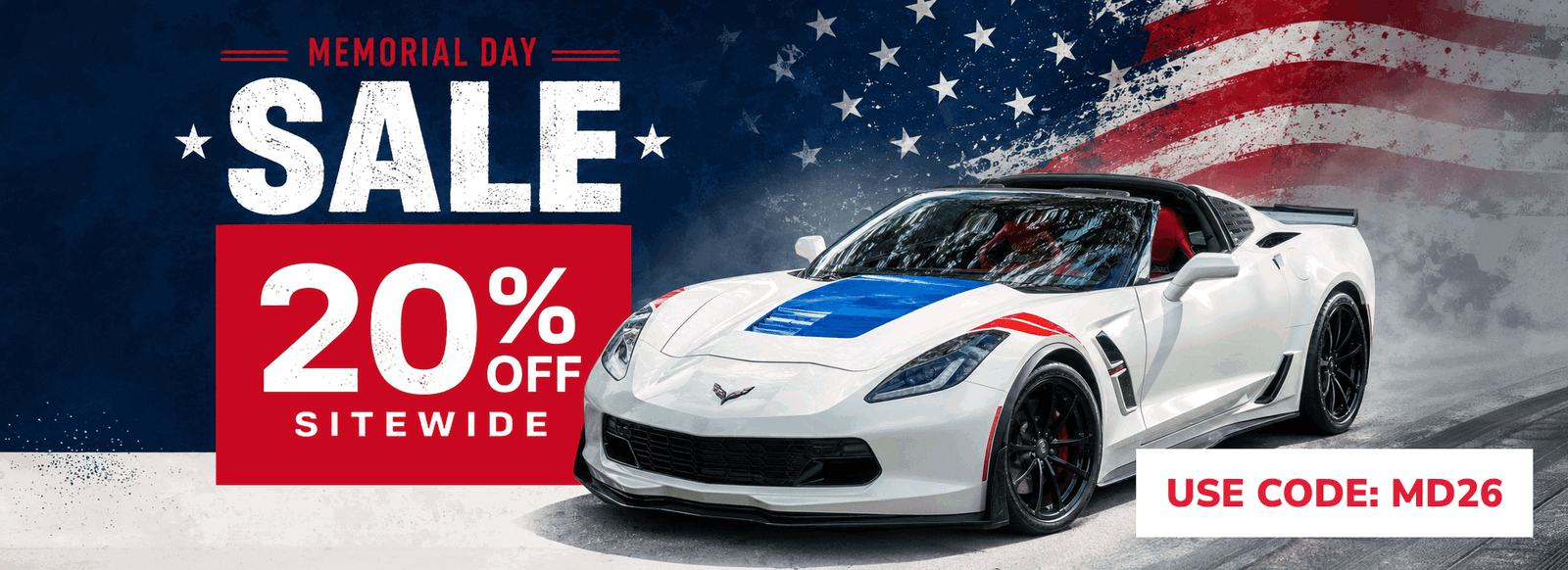 20% off with code MD26