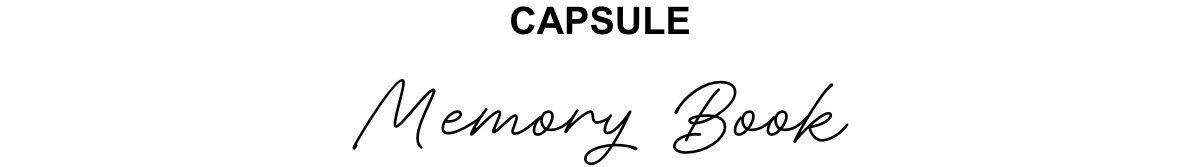Memory Book capsule