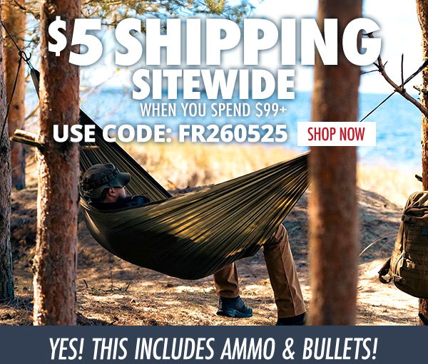 $5 Shipping Sitewide When You Spend $99+ • Restrictions Apply • Use Code FR260525