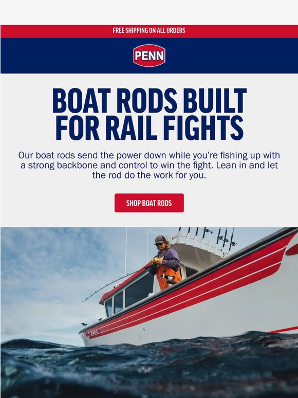Boat Rods Built For Rail Fights 🛥️