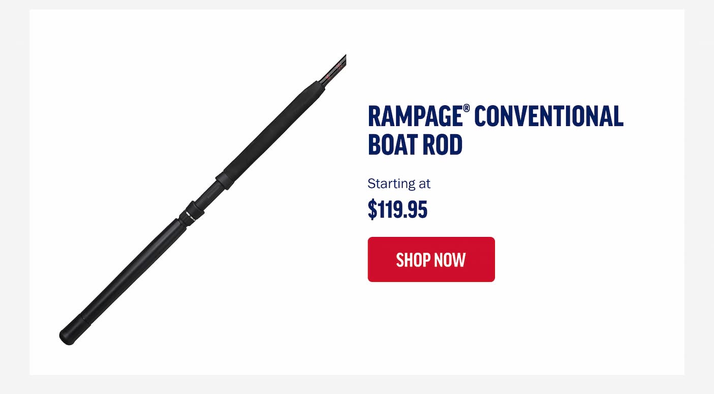 Rampage Conventional Boat Rod