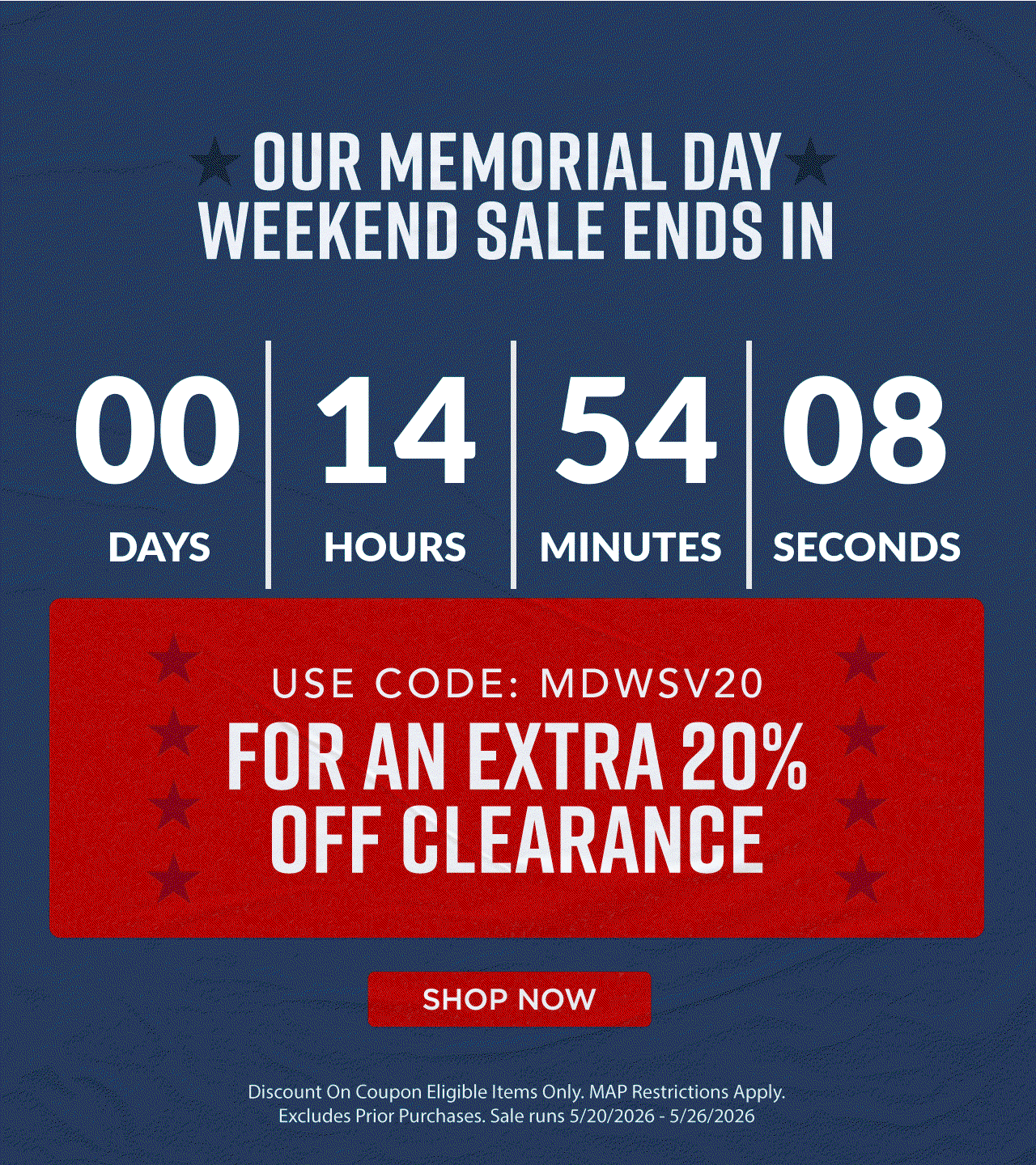 A1 - Our Memorial Day Weekend Sale Is Ending Soon