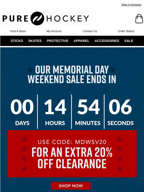 📢 LAST CHANCE TO SAVE! Shop With Code MDWSV20 For An Extra 20% Off Clearance