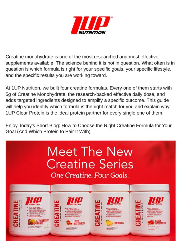 How to Choose the Right Creatine Formula for Your Goal (And Which Protein to Pair It With)