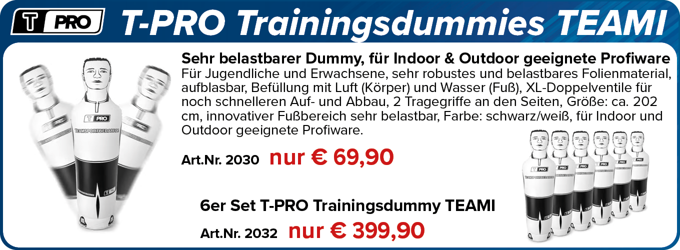 T-PRO Trainingsdummies TEAMI