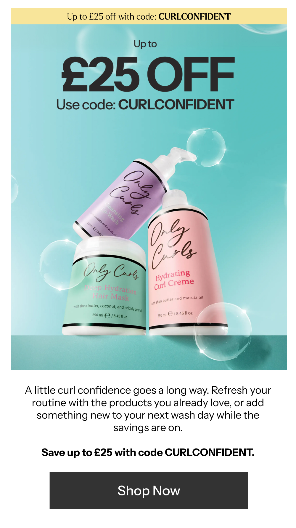 A little curl confidence goes a long way