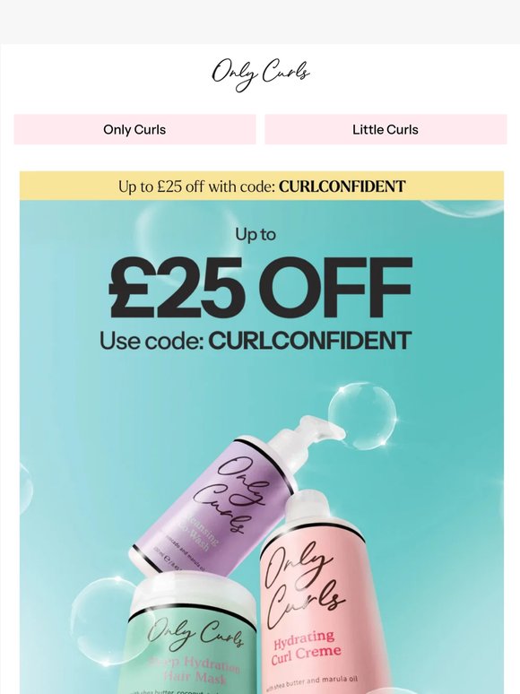 Love letters, great curls & £25 off 💌