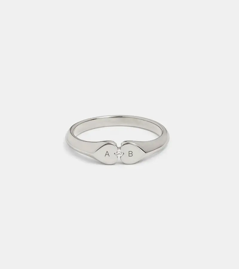 Heart Connection Ring - Silver