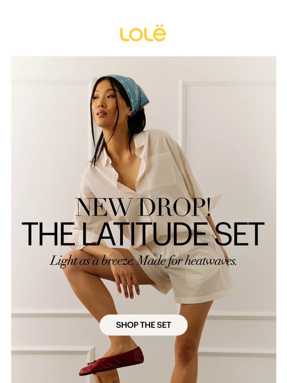 📢 NEW DROP: the Latitude Set.