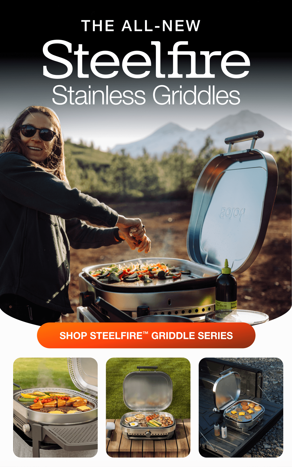All-New Solo Steelfire™ Stainless Griddles
