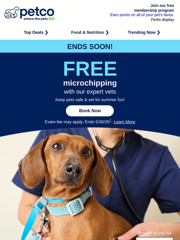 🐶 🐱 FINAL DAYS: Get pets chipped—for free!