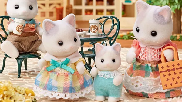 Sylvanian Families : la Famille Chat Latté