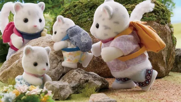 Sylvanian Families : la famille Panthère des neiges
