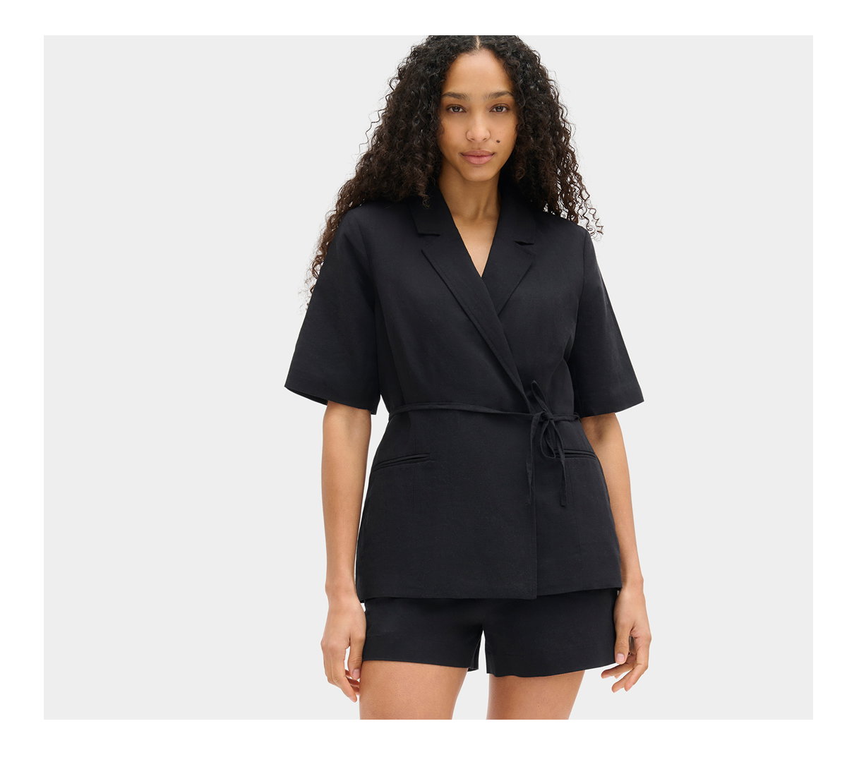 SANDRA LINEN SHORTS