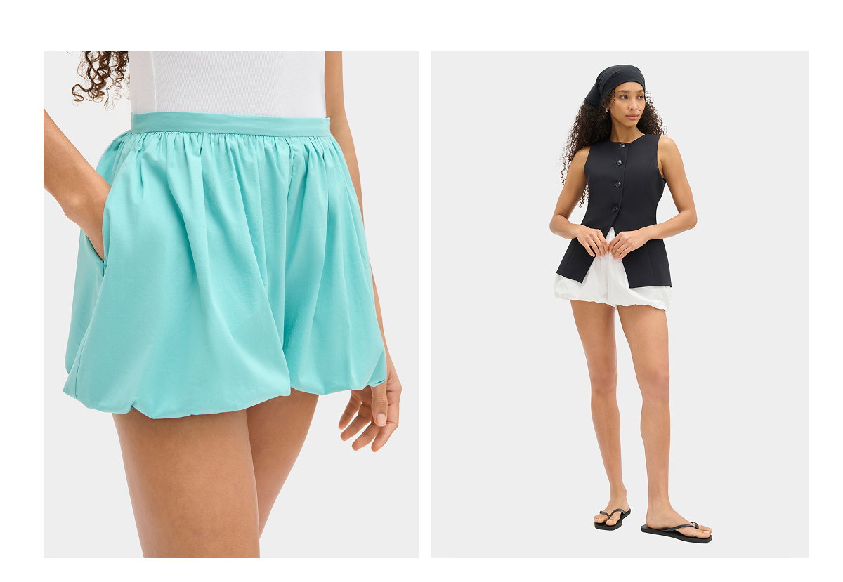 PAULO BUBBLE HEM SHORTS 