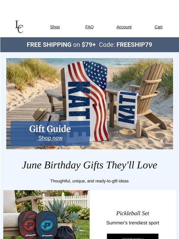 Gift Ideas for Summer Birthdays 🎁