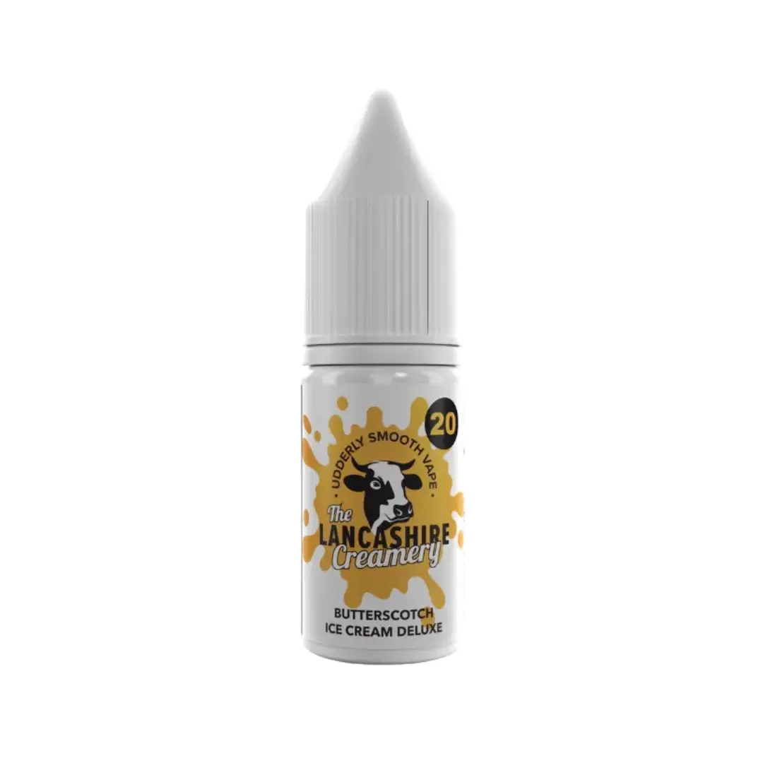 Lancashire Creamery Butterscotch Ice Cream Deluxe 10ml Nic Salt