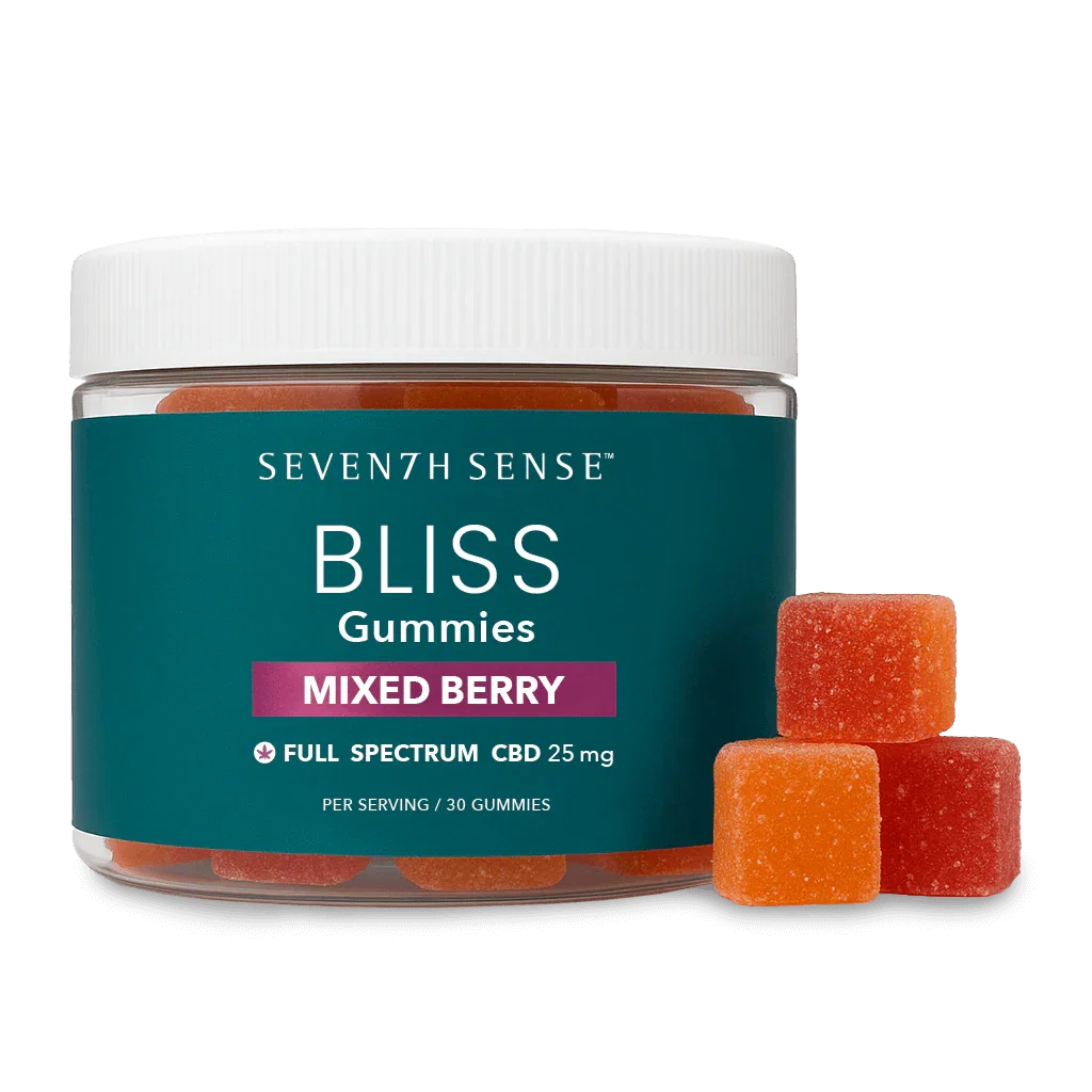Image of 750mg Bliss Full Spectrum CBD Gummies - Mixed Berry