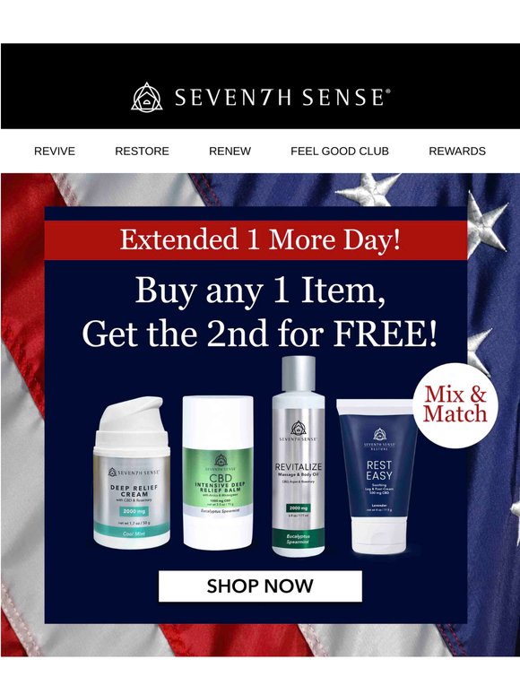 🚨 Hurry! BOGO FREE Extended for 1 More Day 🚨