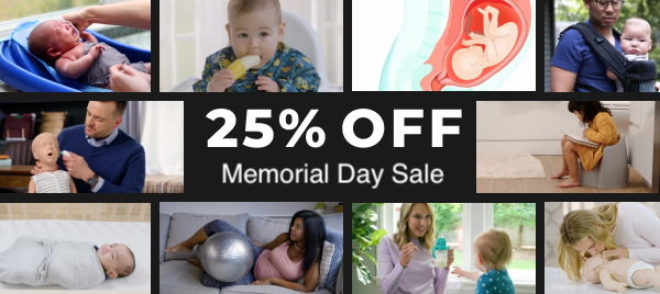 Collage of parents and babies at various lifestages