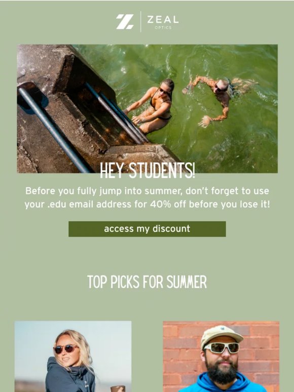 Hey Students! Get 40% off before you lose it! 🌻