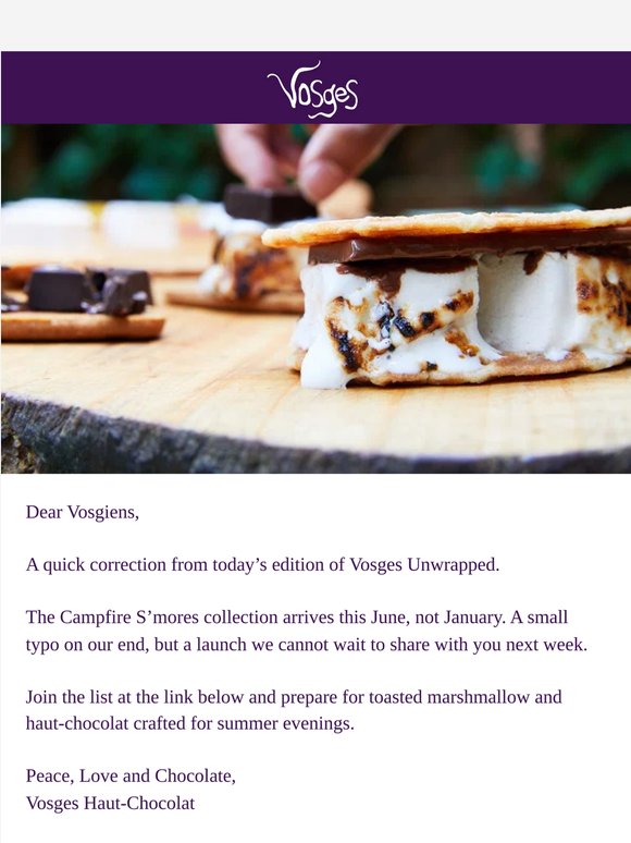 Campfire S’mores Arrives in June