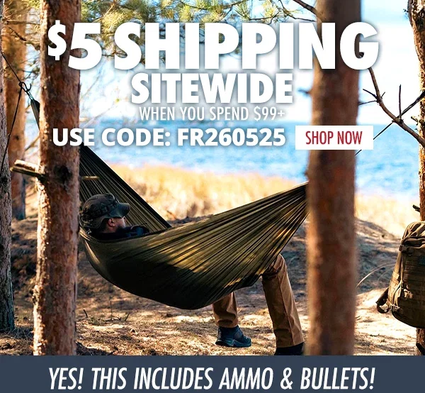 $5 Shipping Sitewide When You Spend $99+ • Restrictions Apply • Use Code FR260525