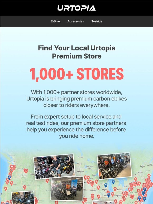 1,000+ Stores. Find Your Local Urtopia Premium Store